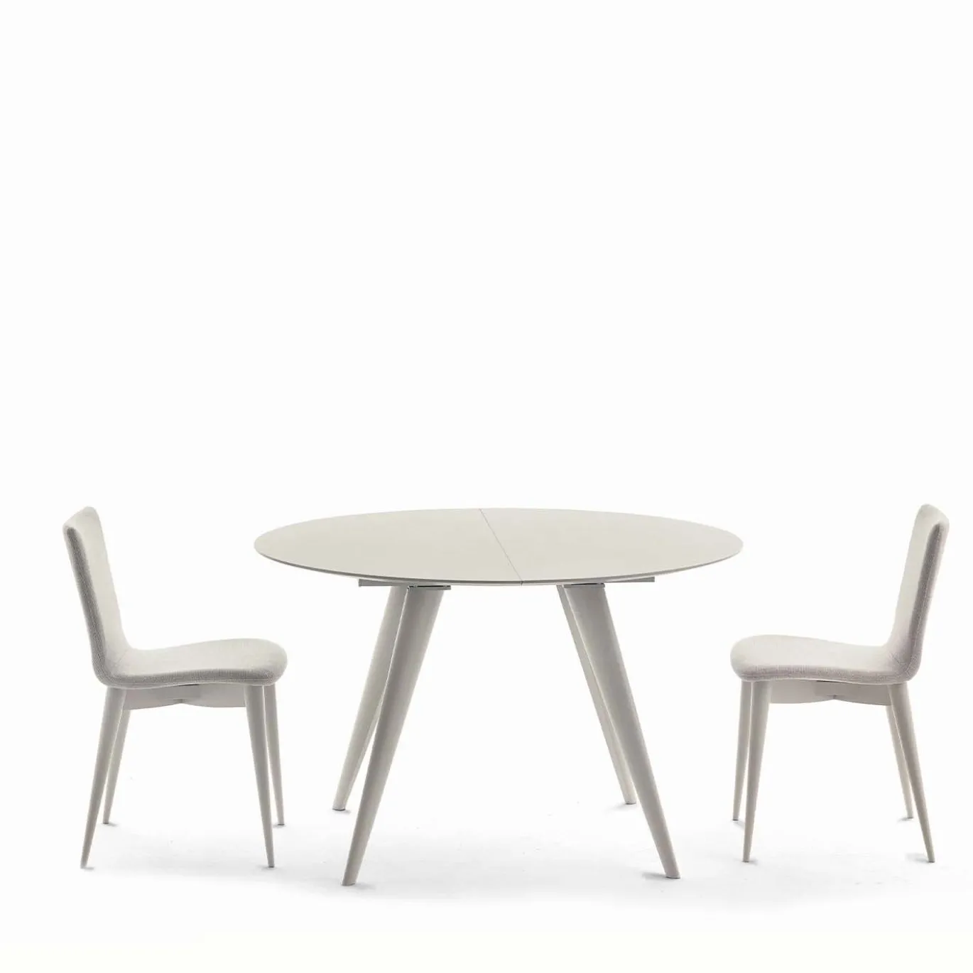 Tavolo da pranzo rotondo allungabile Elegance di Fabio Rebosio
