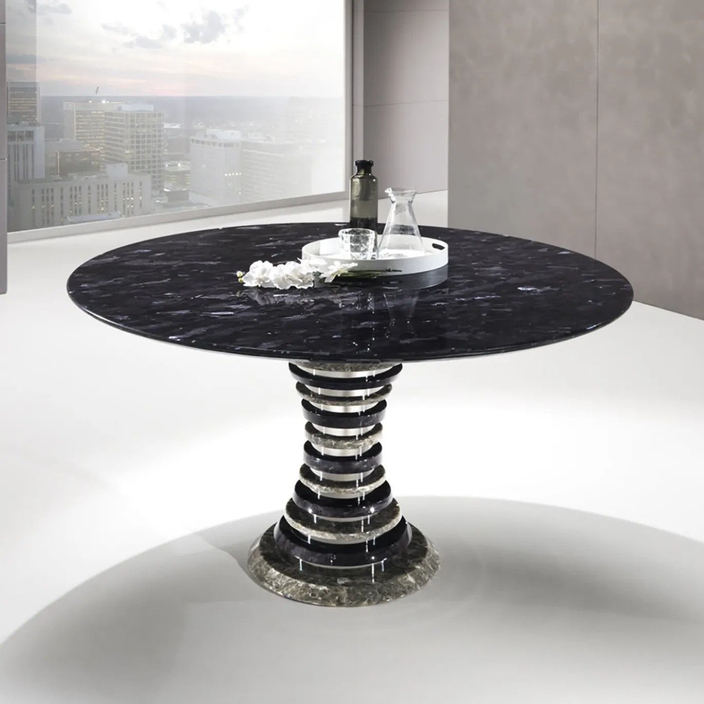 Tavolo da pranzo rotondo Auriga