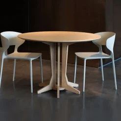 Tavolo da pranzo rotondo BADANO 1954 di Franco Albini