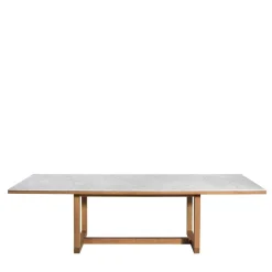 Tavolo da Pranzo Span Rettangolare in Marmo Bianco di Carrara di John Pawson