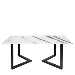 Tavolo da pranzo Sparviero Statuario Carrara