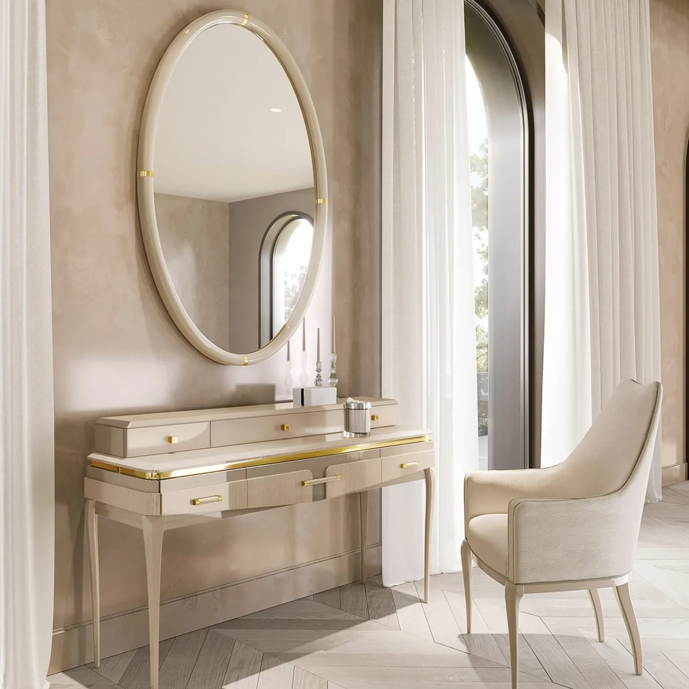 Tavolo da toilette Victor Beige