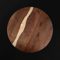 Tavolo Il Pezzo 6 Tondo Nickel-Ash