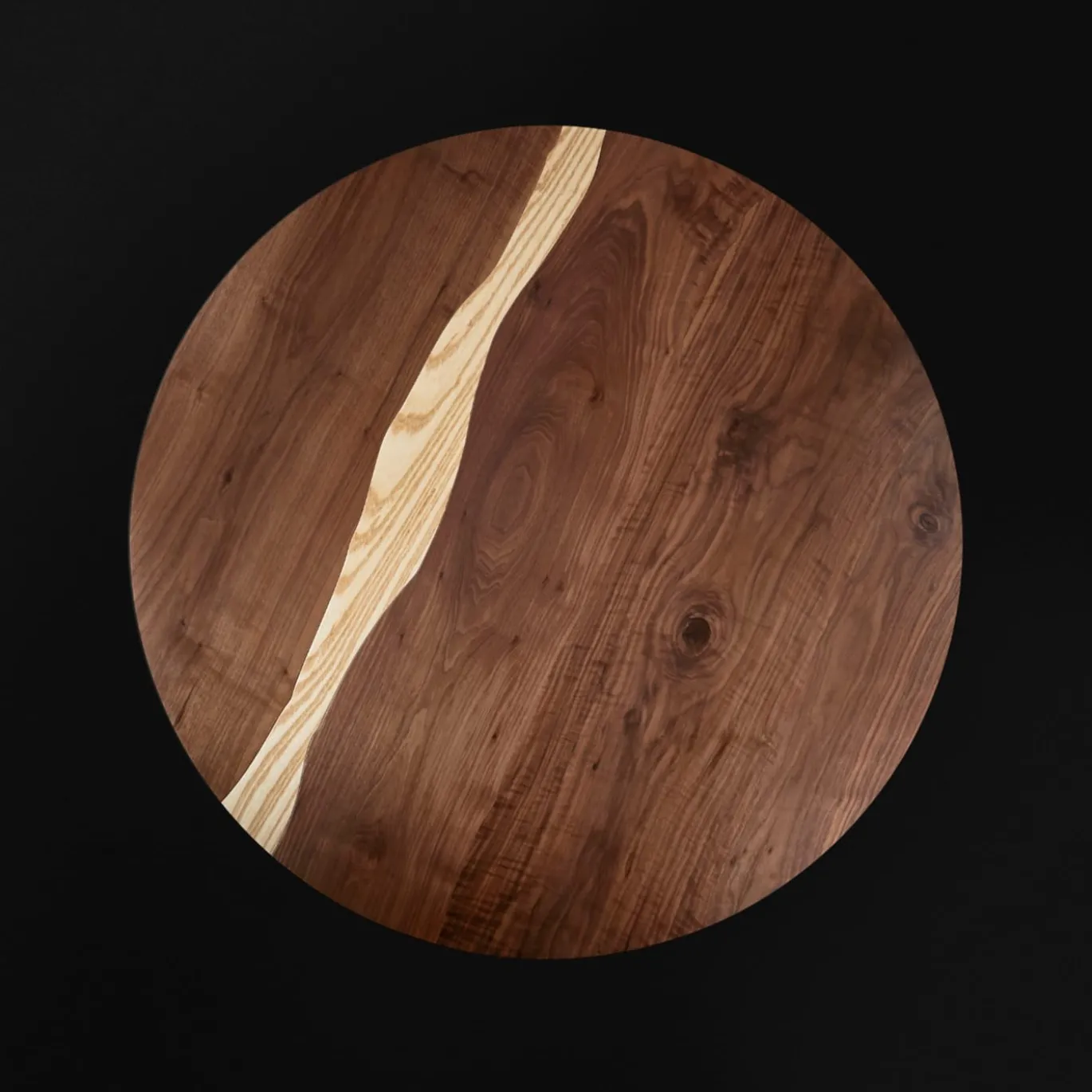 Tavolo Il Pezzo 6 Tondo Nickel-Ash