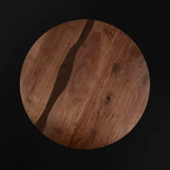 Tavolo Il Pezzo 6 Tondo Oro-Wenge