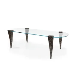 Tavolo in vetro Opus di Carlo Rampazzi