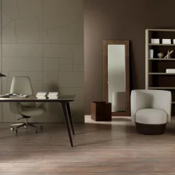 Tavolo Laicon Taupe & Dark-Durmast di Nicola Romanelli