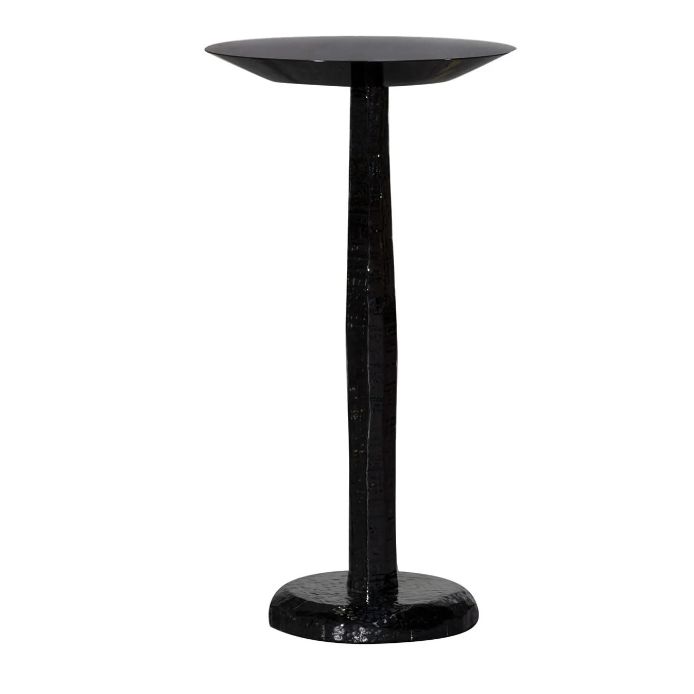 Tavolo occasionale Flo con finitura nera lucida