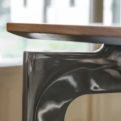 Tavolo quadrato Liuto Rovere di Giuseppe Bavuso