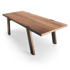 Tavolo rettangolare in legno Japan di Franco Poli