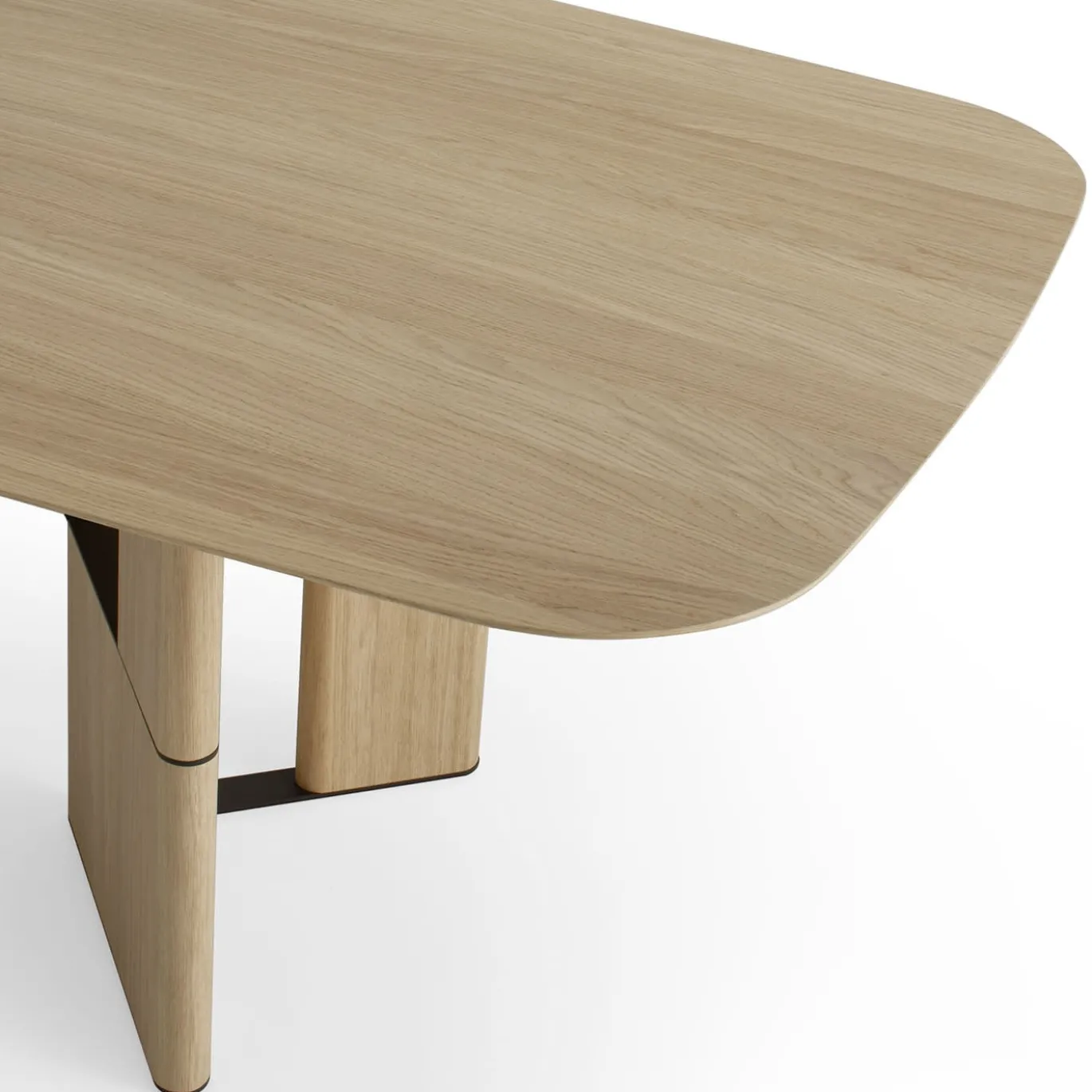 Tavolo Tetris con piano in rovere naturale Pure Wood