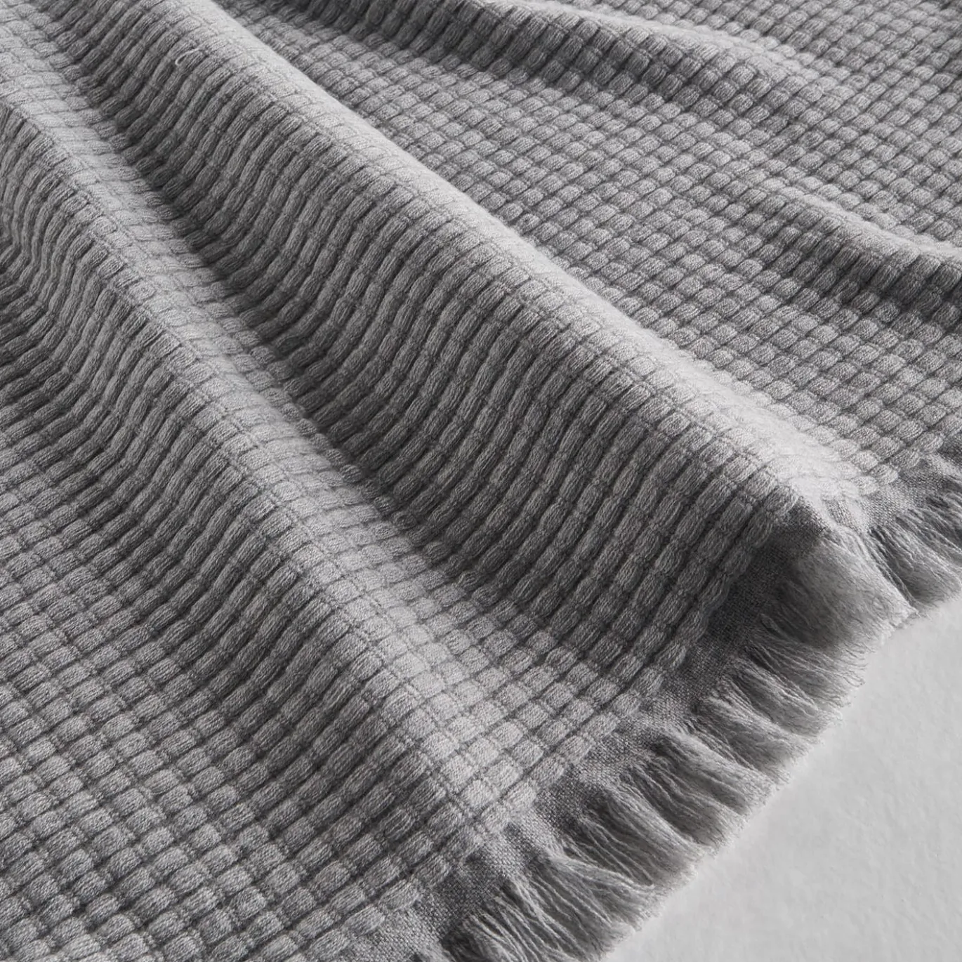 Terramadre Gerbera Coperta di cashmere grigia