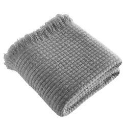 Terramadre Gerbera Coperta di cashmere grigia