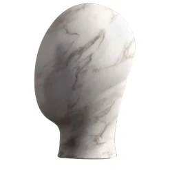 Testa Scultura monolitica in marmo di Carrara
