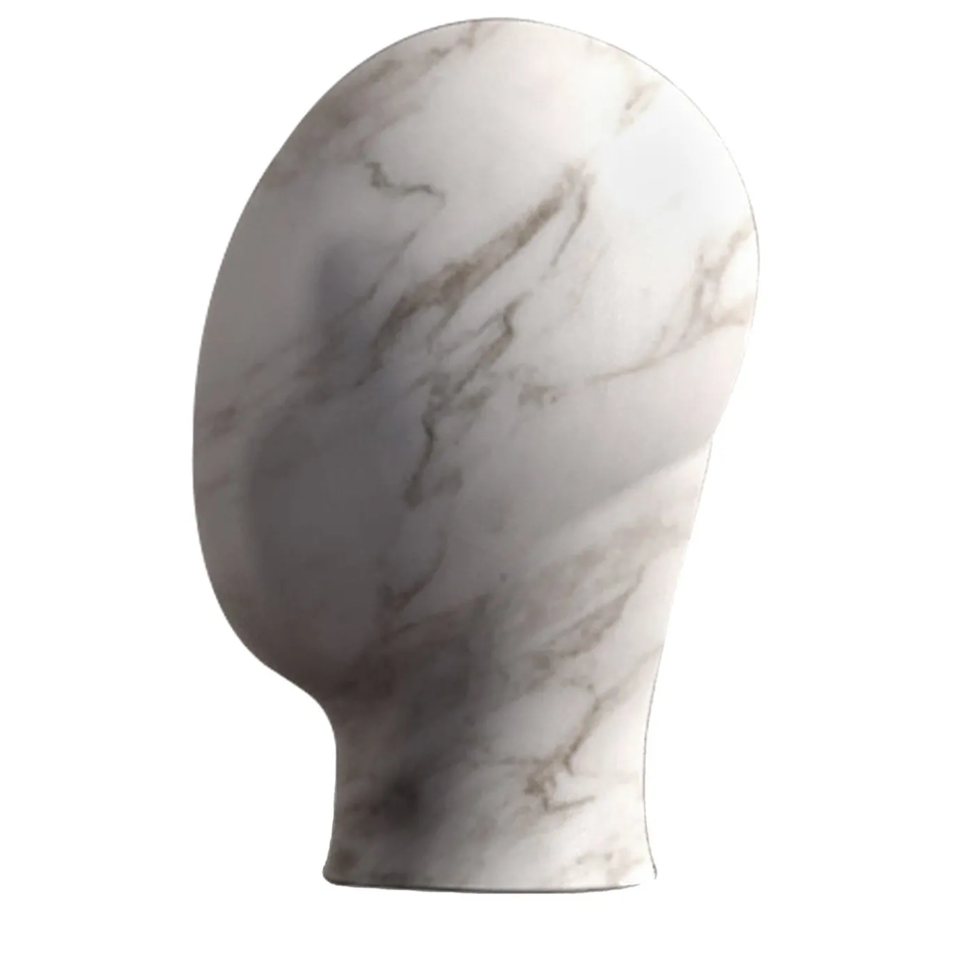Testa Scultura monolitica in marmo di Carrara