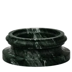 TE Vaso a colonna in marmo Guatemala verde satinato