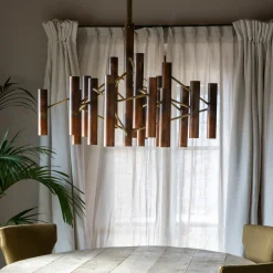 The Copper Tube Chandelier