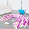 The Floor Is Lava - Tappeto liscio con orchidea rosa di PLACéE