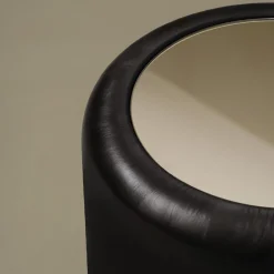 The Vignette Leather Drum Table