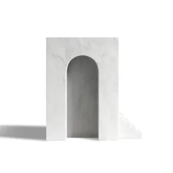 The Village - Utopia Scultura in bianco di Carrara di Elisa Ossino