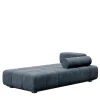 Thomas - Chaise Longue con schienale e braccioli