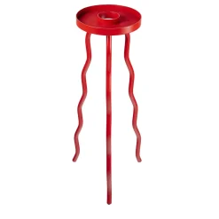 Tremulo Vassoio a tasche vuote rosso con supporto