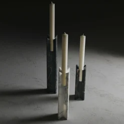 Trinity M Candeliere in marmo Calacatta Carrara