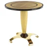 T137 Tavolino in foglia d'oro