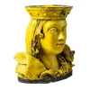Tuffo Nel Giallo con Farfalla Vaso antropomorfo in ceramica gialla