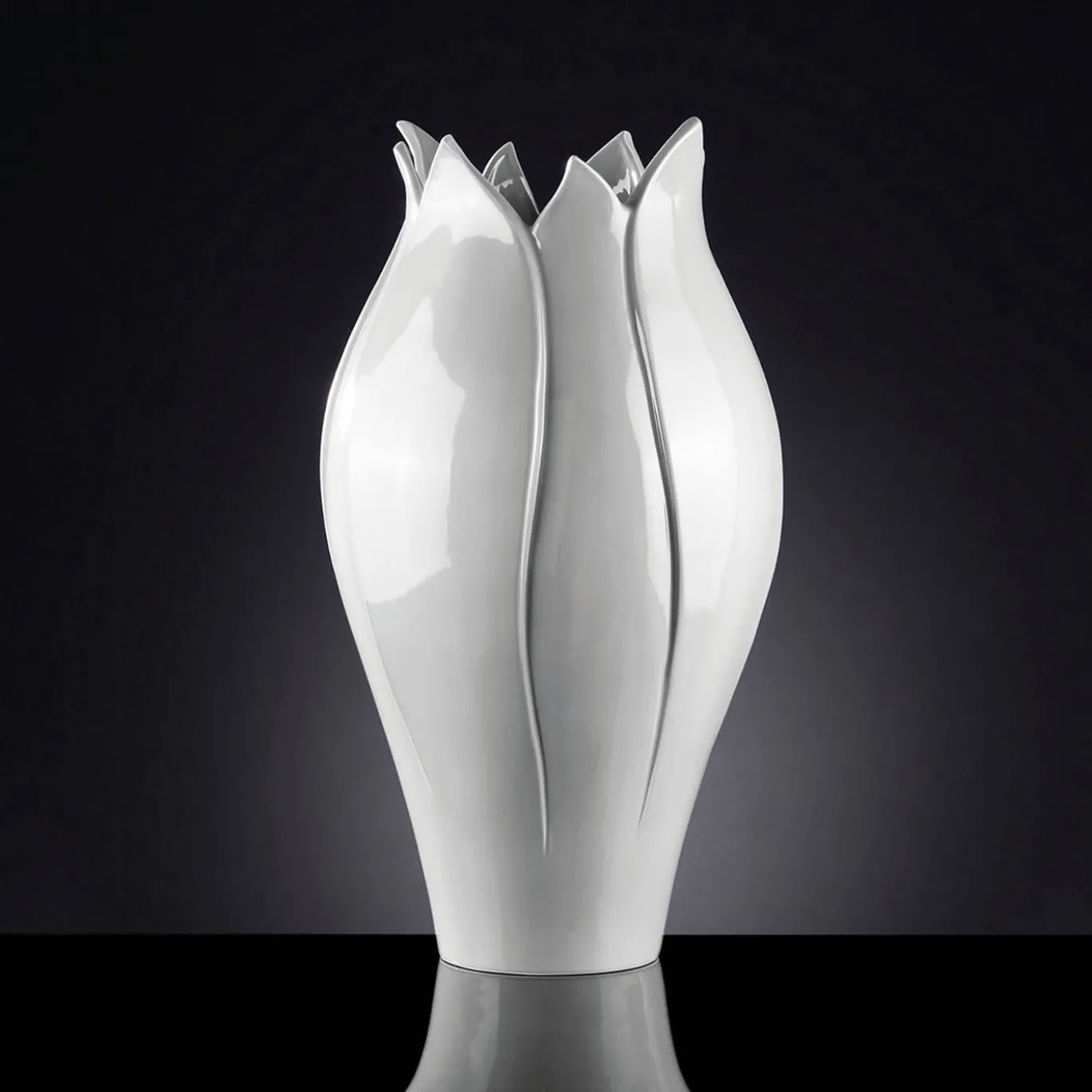 Tulipano Vaso grande bianco