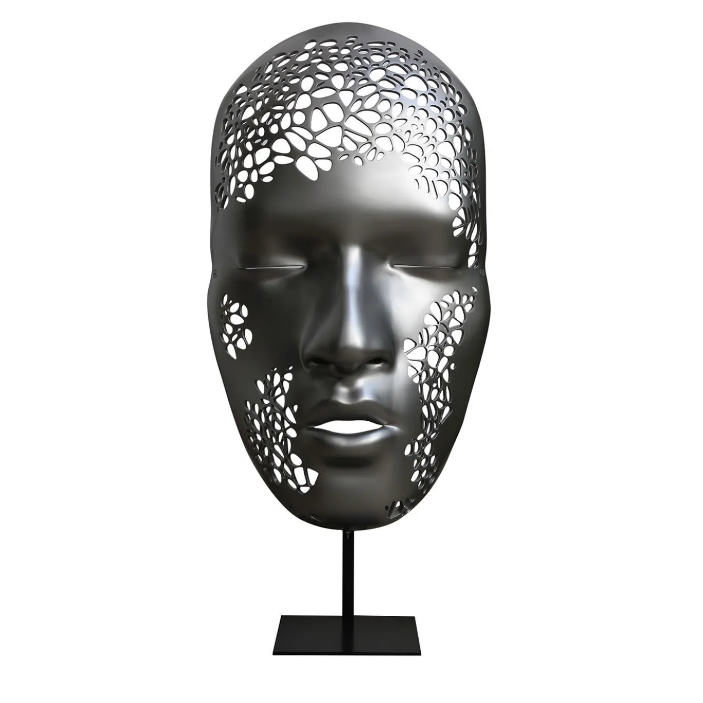 Uomo MASCHERATI Scultura in argento