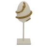 Uovo di Partenope N°5 Bianco Piccola Scultura