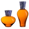 Vasi Corona Diadema Arancione e Blu