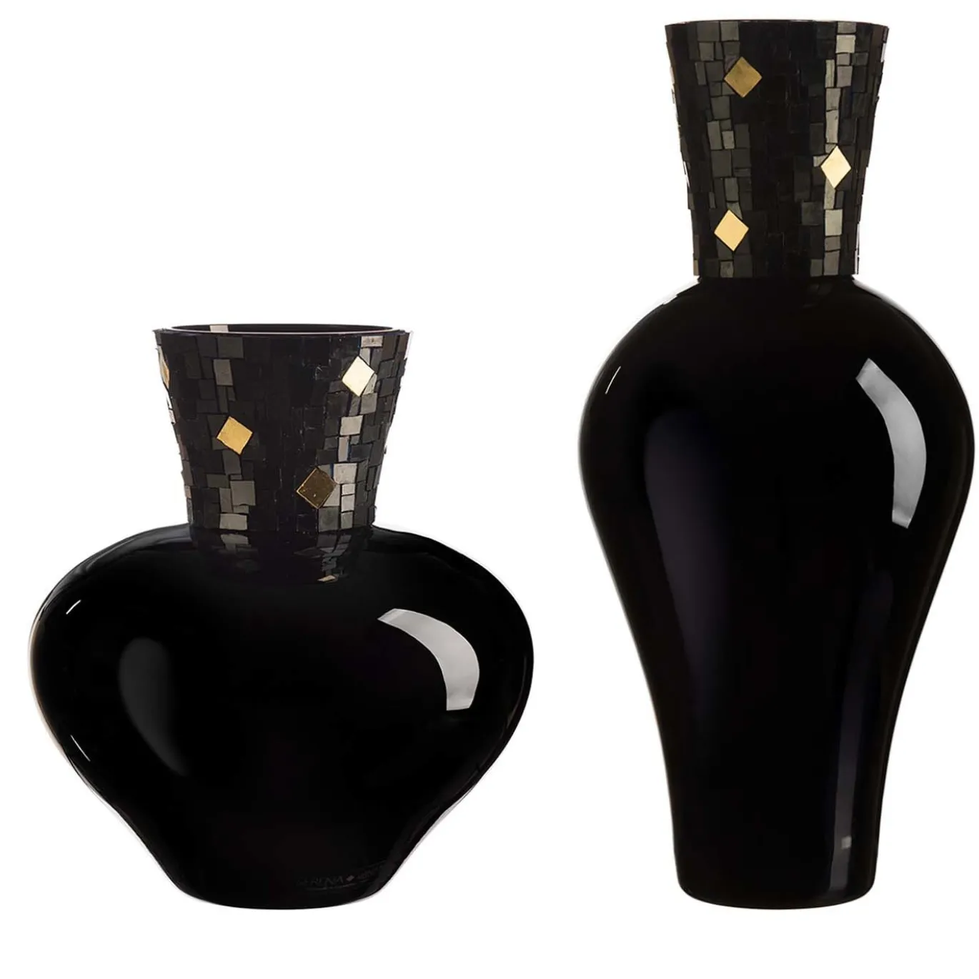 Vasi Corona Diadema in nero e oro