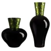 Vasi Corona Diadema Nero, Verde e Oro