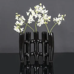 Vaso a bocciolo nero