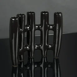 Vaso a bocciolo nero