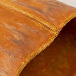 Vaso a calice arancione