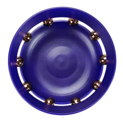 Vaso a ciotola Kósmos in Blu Ultramarine