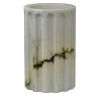 Vaso a colonna in marmo TAN Satin Paonazzo