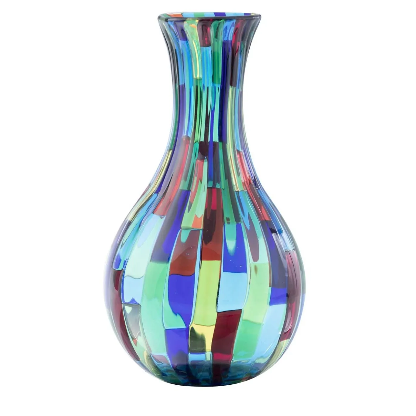 Vaso ad anfora Acquamarina di Angelo Ballarin