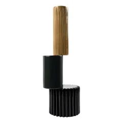 Vaso a 3 elementi in terracotta e nero di Quincoces-Dragò