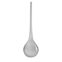 Vaso a forma di goccia grigio Bolle