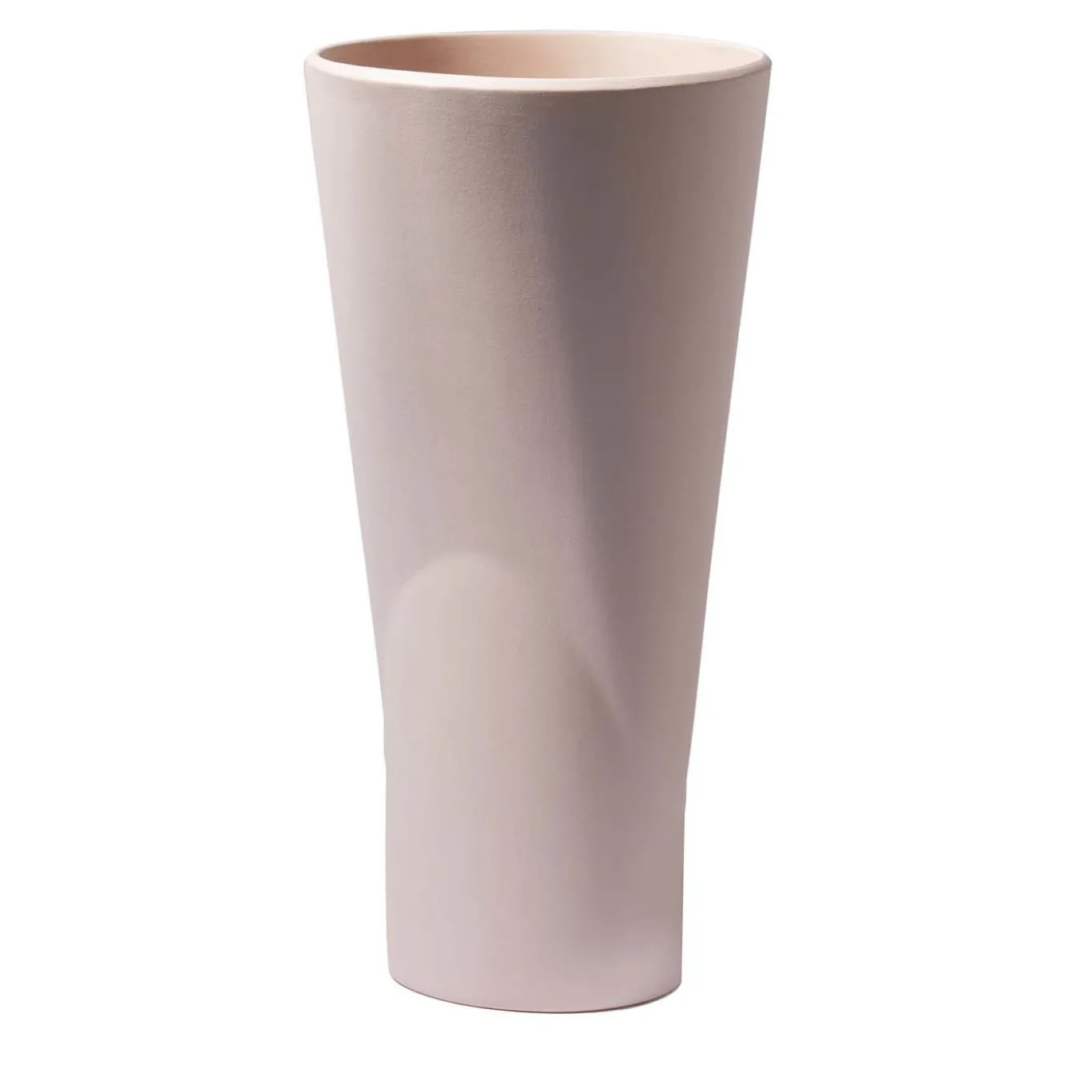 Vaso alto beige Chamelea