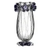 Vaso alto Cistus Crystal Black Flowers