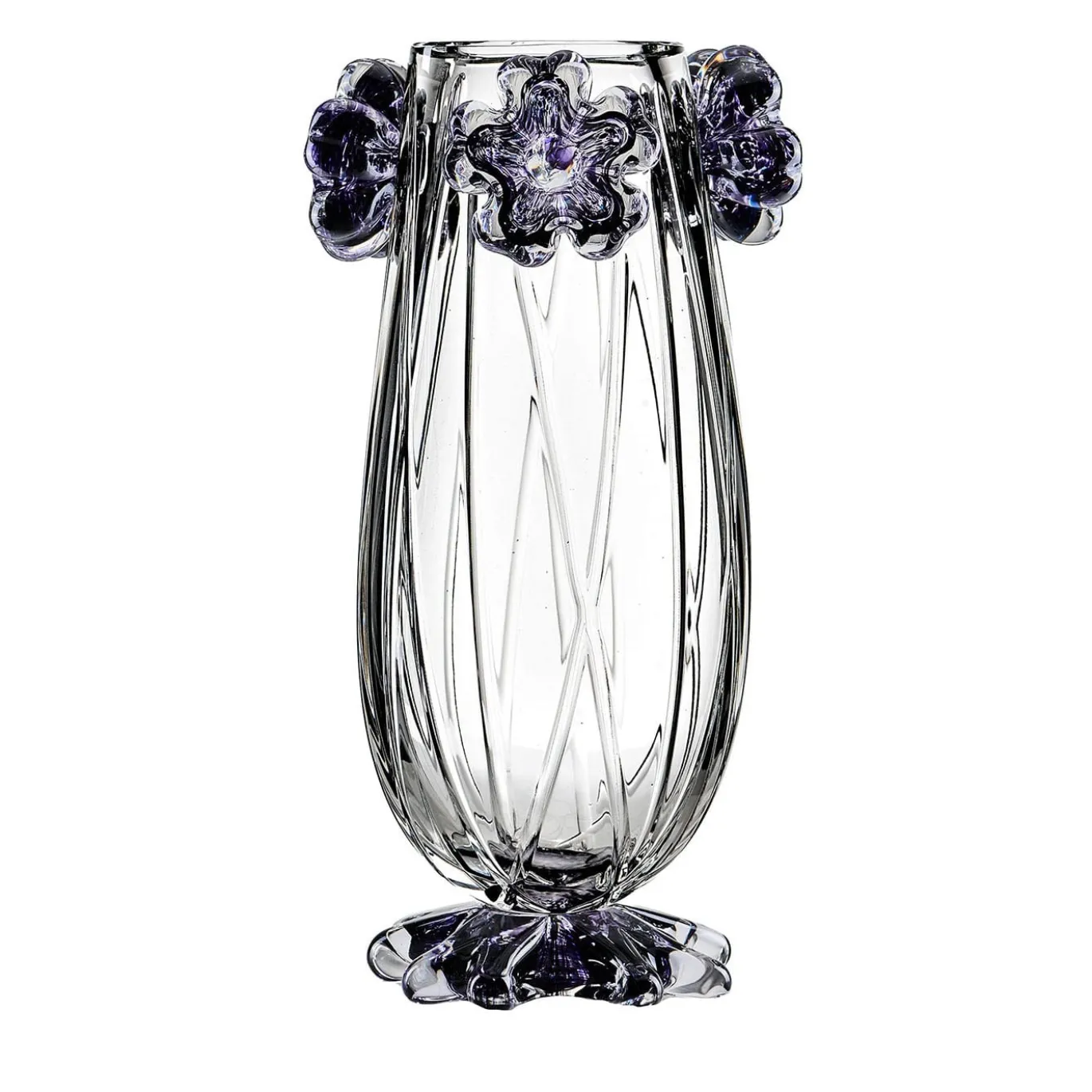 Vaso alto Cistus Crystal Black Flowers