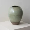Vaso Alto Glaze Verde Muschio