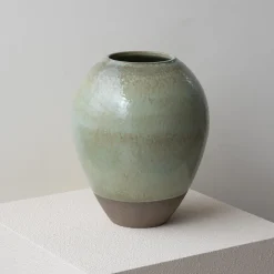 Vaso Alto Glaze Verde Muschio
