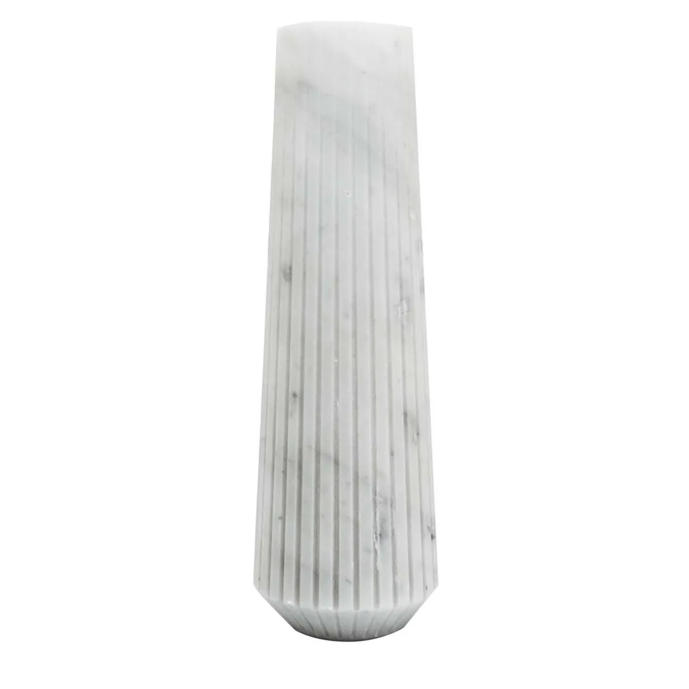 Vaso alto in marmo bianco di Carrara di Jacopo Simonetti