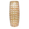 Vaso alto in marmo giallo reale e marmo arabescato Lace Yellow